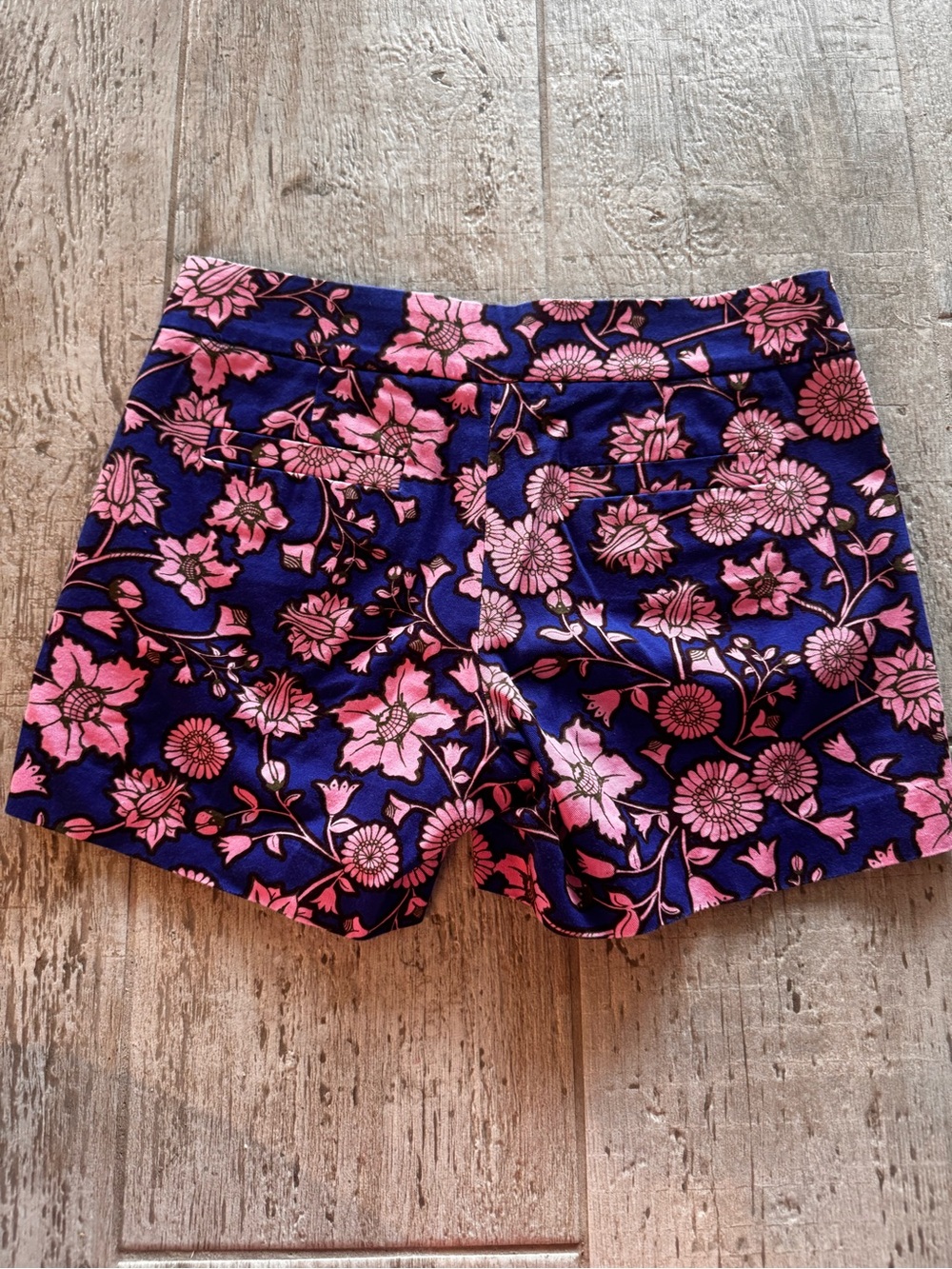 Floral Print J.Crew Shorts in Navy and Pink - Picture 5 of 5